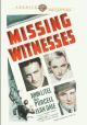 Missing Witnesses (1937) on DVD