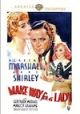 Make Way for a Lady (1936) on DVD