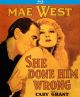 She Done Him Wrong (1933) on Blu-ray