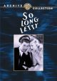 So Long Letty (1929) On DVD