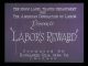 Labor's Reward (1925) DVD-R