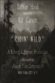 Ridin' Wild (1925) DVD-R