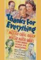 Thanks for Everything (1938) DVD-R