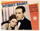 Without Regret (1937) DVD-R