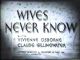 Wives Never Know (1936) DVD-R